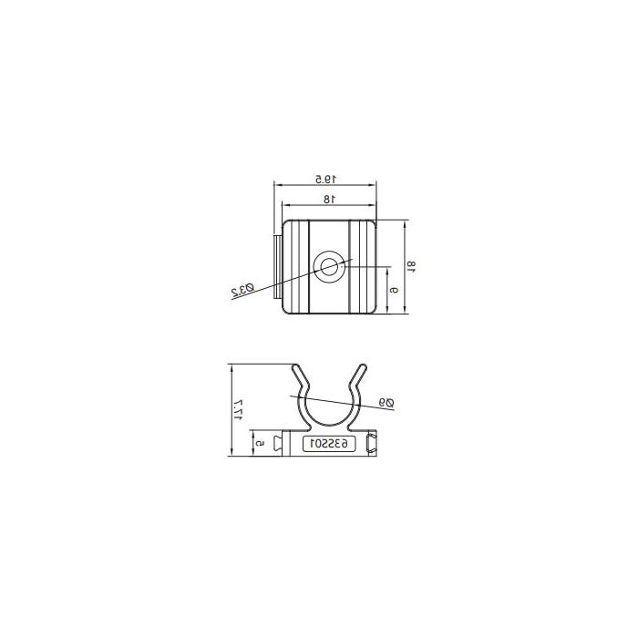 IO-Link附件，适用于M8预制线M4螺钉，63SS01